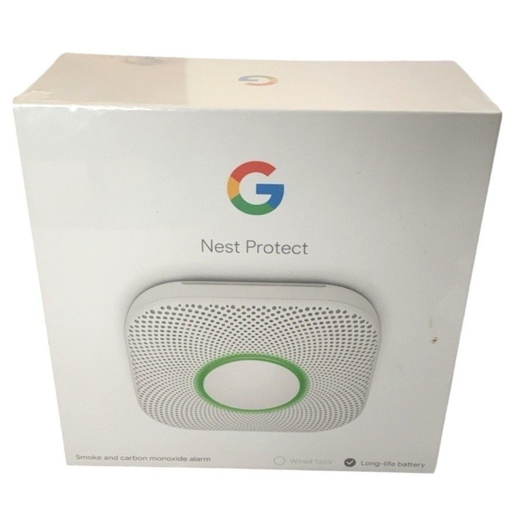 Google Nest Protect BATTERY Carbon Monoxide Smoke Detector S3000BWES New Sealed